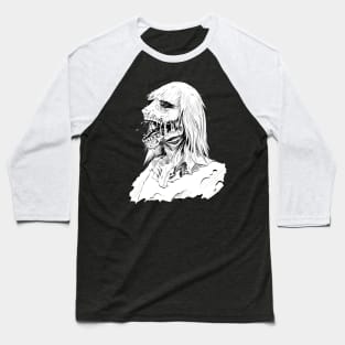 Zombie Sketch Baseball T-Shirt